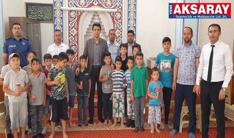 Kaymakam Yaz Kuran Kurslarını ziyaret etti