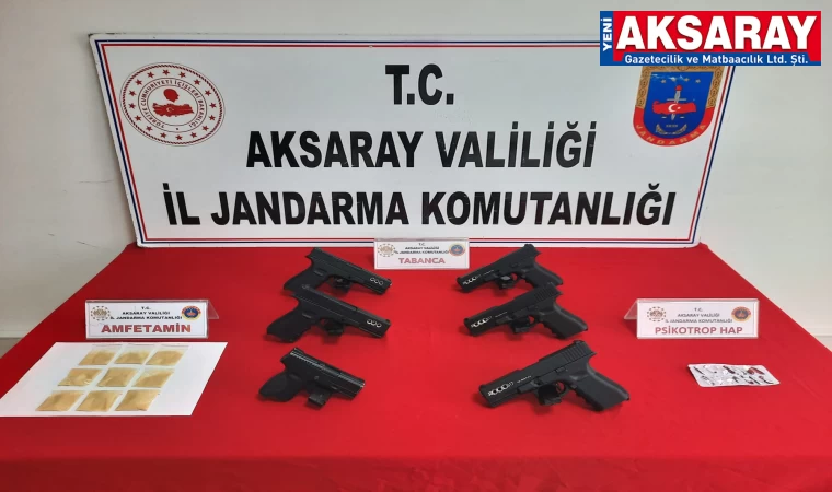 Adana’dan Aksaray’a uyuşturucu ve silah getirenler yakalandı