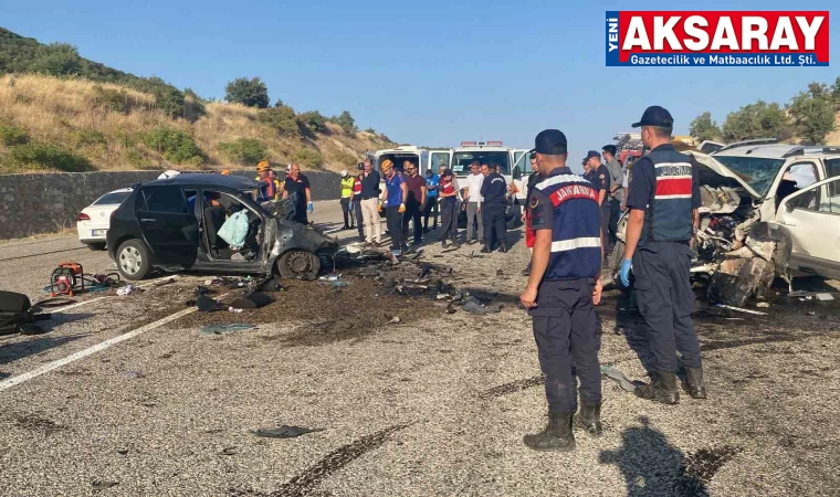 Adıyaman’da ki kazada Aksaraylı aileden 4 kişi öldü