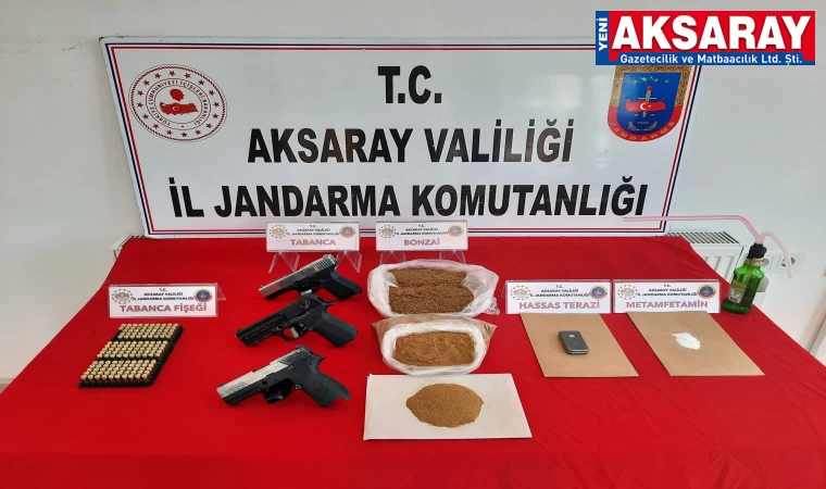 Hasandağı mesire alanında uyuşturucu ile yakalandılar