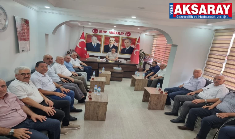 MHP Yöneticileri kongreler için toplandı