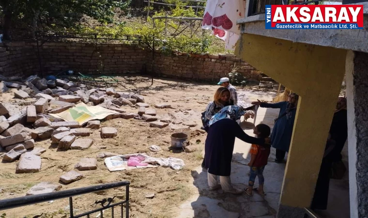 Ak kadınlar geçmiş olsun ziyaretinde