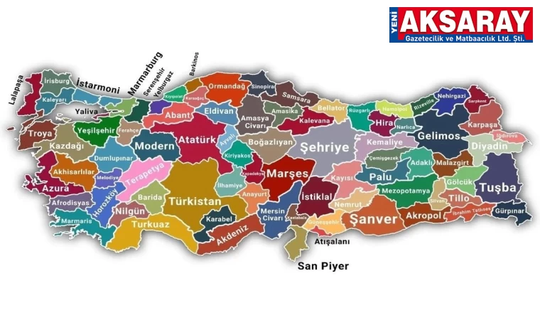 AKSARAY ‘İLHAMİYE’ Yapay zeka şehirlere isim veriyor