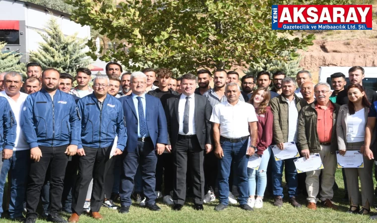 Bilim Fuarına emeği geçenlere başarı Belgesi verildi