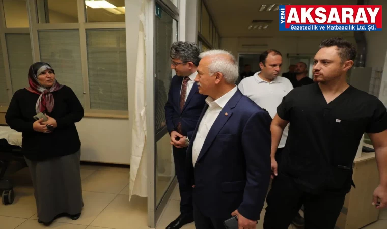 Hastanenin acili incelendi