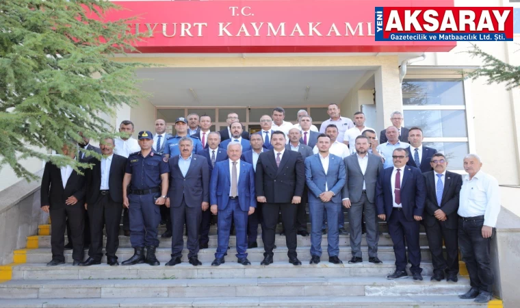 İki ilçe ziyaretinde yatırım ve projeler konuşuldu