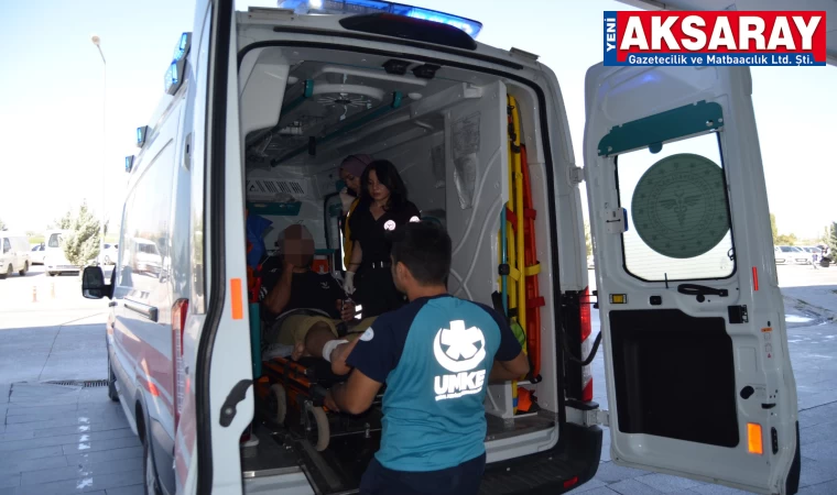 Kazara kendini vuran çoban hastaneye kaldırıldı