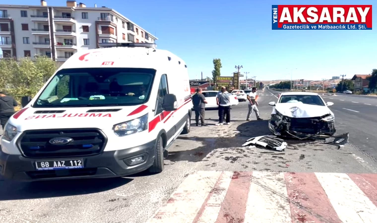 Nevşehir yolunda kaza, 3 yaralı