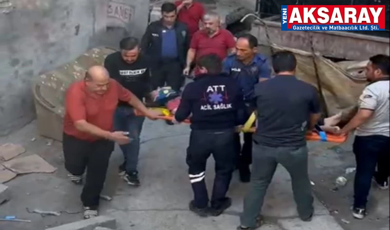YİNE AYNI YER AYNI KİŞİ 3'üncü kattan düştü ağır yaralandı