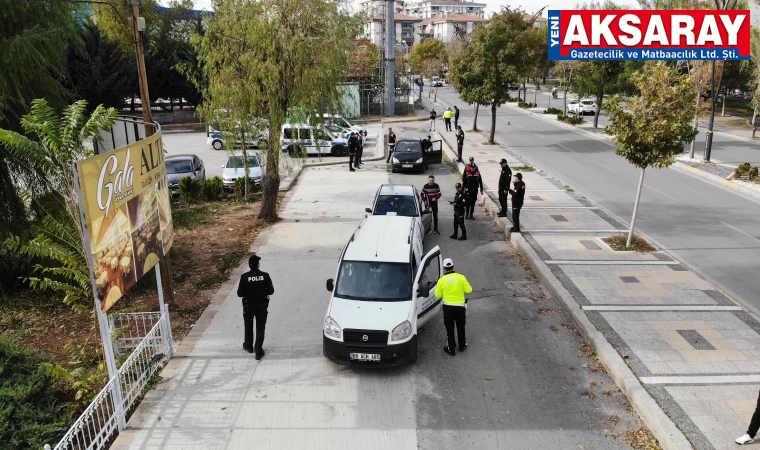 850 kişi denetimden geçirildi