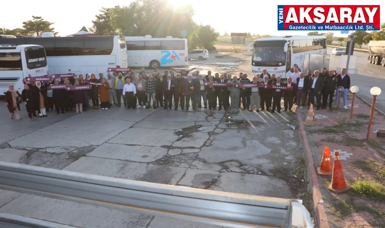 Ak Parti büyük kongresine Aksaray’dan çok sayıda partili katıldı