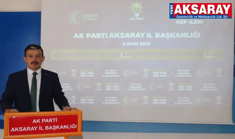 AK PARTİ İL BAŞKANLIĞI AKTÜRK BASIN TOPLANTISI YAPTI Yenilendikçe güçleniyoruz