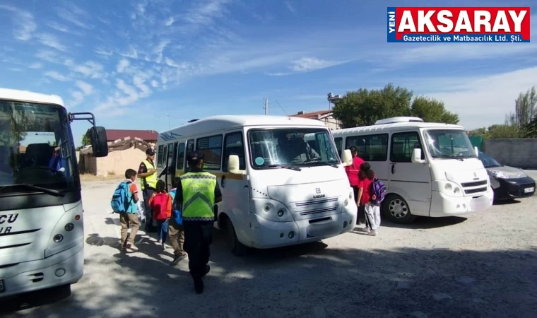 Jandarma okul servislerini denetledi