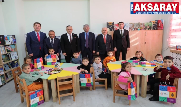 Ağaçören Halk Kütüphanesi açıldı