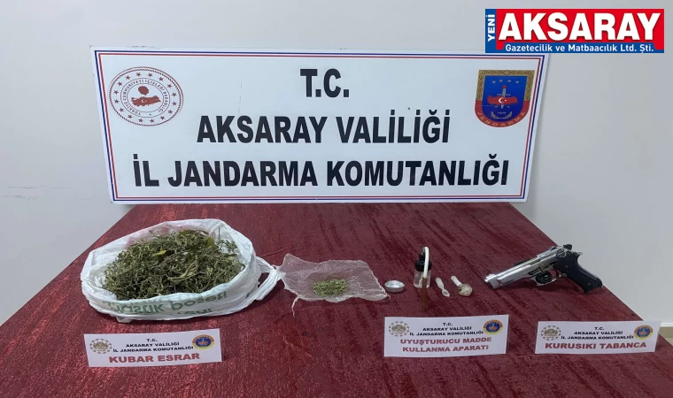 Ortaköy’de uyuşturucu ile yakalandılar