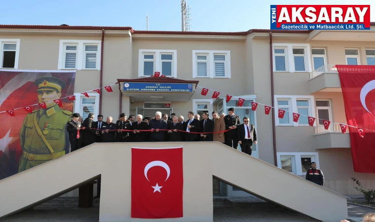 Alayhan Jandarma Karakolu yeniden hizmete açıldı