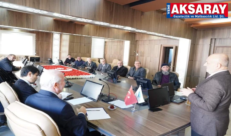Cami Dernek Başkanları ile toplantı yapıldı