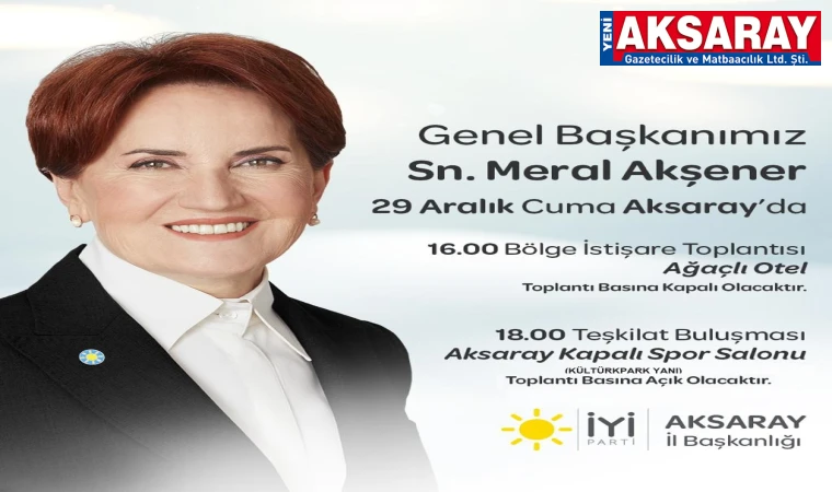İyi Parti Meral Akşener’e hazırlanıyor
