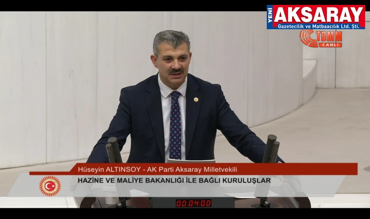 Milletvekili Altınsoy demiryoluna değindi