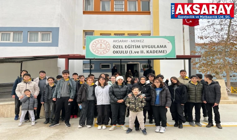 Özel çocuklarla temizlik yapıp oyunlar oynadılar