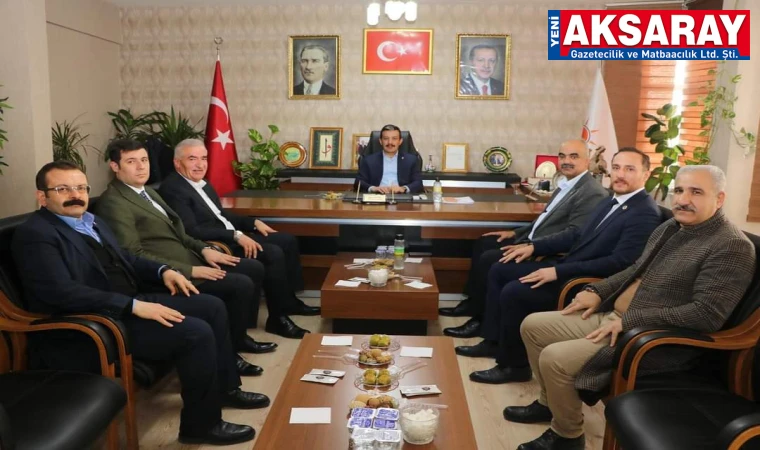 Ak parti MHP heyetini ağırladı