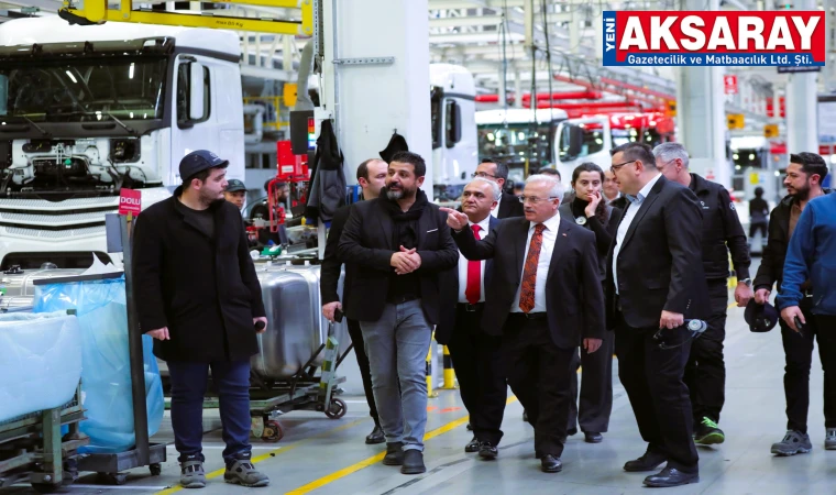İhraç edilen kamyonların büyük bir kısmı Aksaray’da üretiliyor