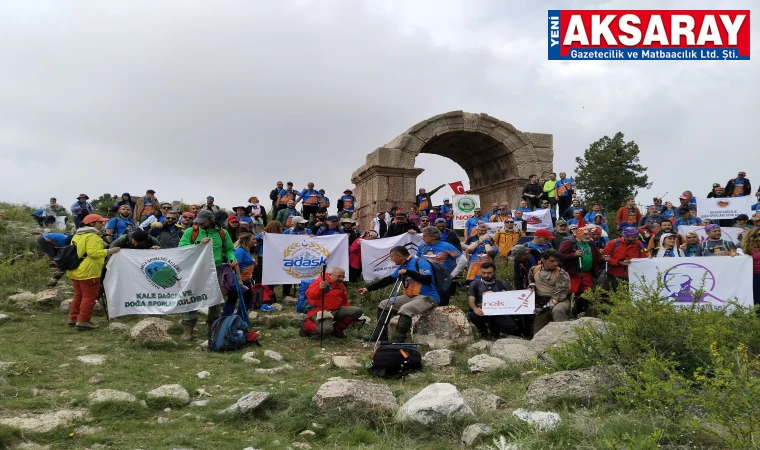 Aksaraylı dağcılar 102 Km.lik Zengibar yolunda yürüdüler