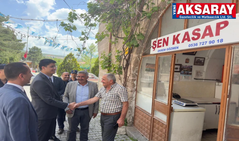 Kaymakam esnaf ziyareti yaptı