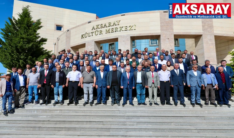 MUHTARLARLA TOPLANTI Halka hizmet Hakka hizmet ilkesi ile çalışacağız