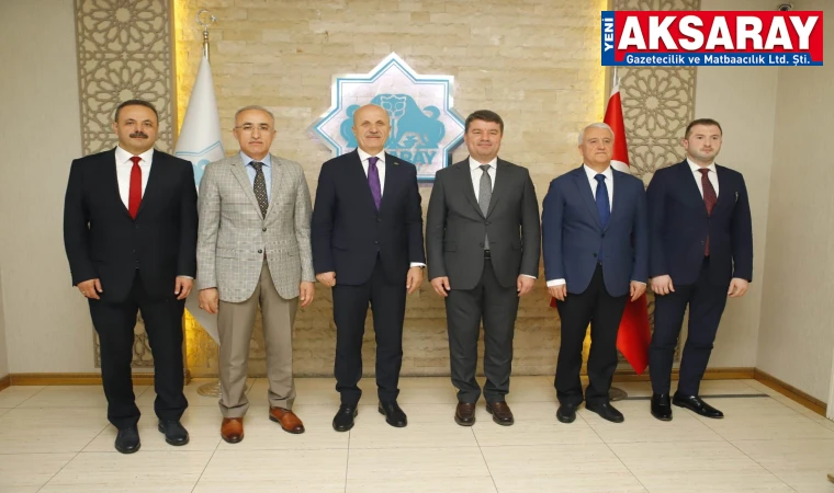 YÖK BAŞKANI PROF. DR. EROL ÖZVAR Başkan Dinçer’e başarılar diledi