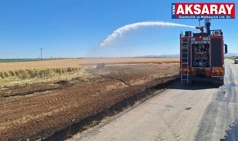 ESKİLLİ ÇİFTÇİNİN İDDİASI 50 Dönüm ekili alanım elektrik direğinden yandı