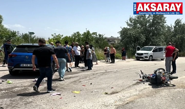 Motosiklet sürücüsü öldü, eşi ağır yaralandı