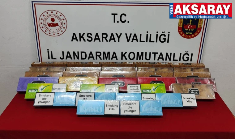 300 Paket kaçak sigara yakalandı