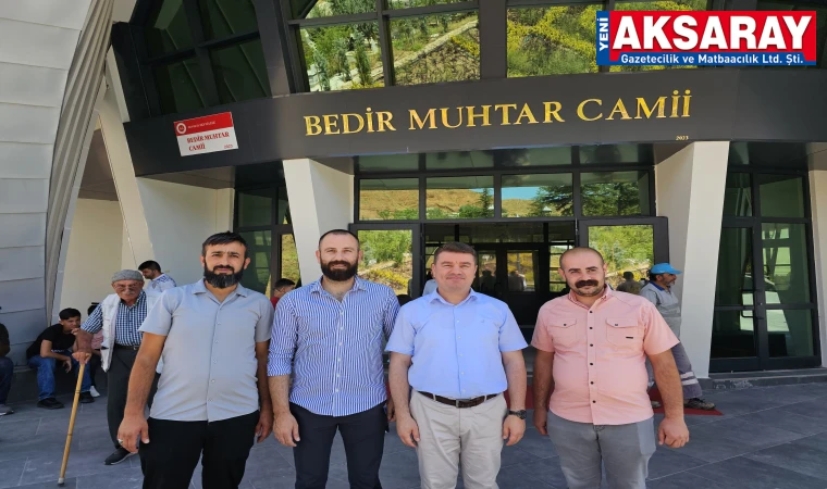 Bedirmuhtar cami çevresinde ziyaretler yaptı