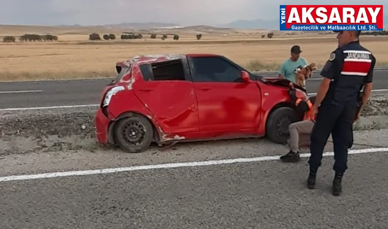 Kazadan sonra aracının başında bekledi