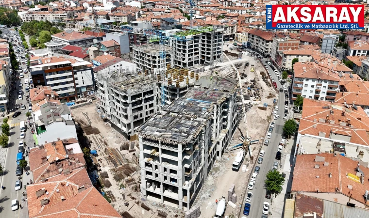 Şehrin her tarafında kentsel dönüşüm inşaatları yükseliyor