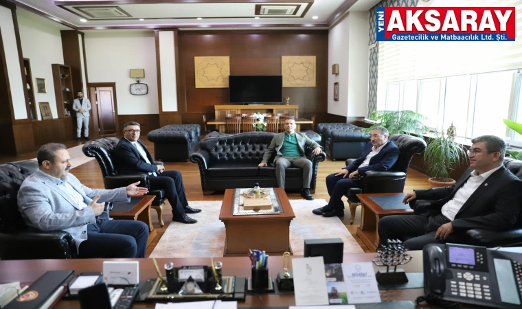 GELECEK PARTİSİ HEYETİ REKTÖR ARIBAŞ’I ZİYARET ETTİ