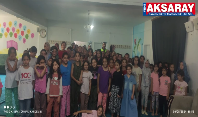 Kuran Kursu öğrencilerine Trafik Eğitimi verildi