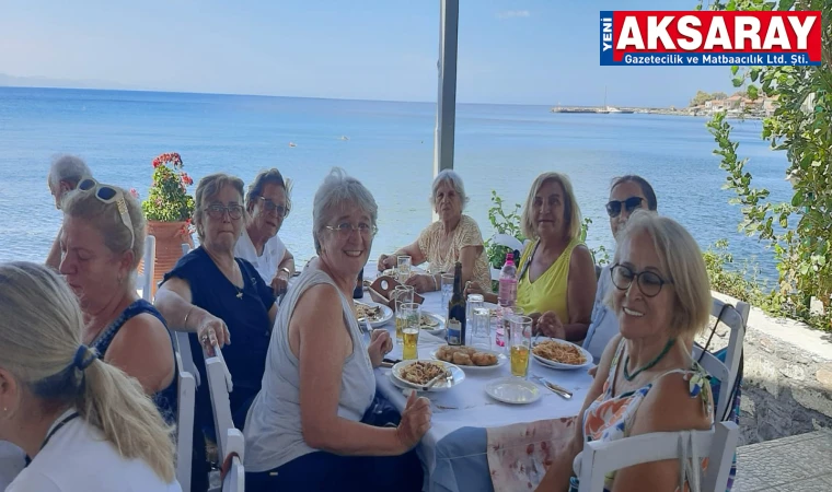 Aksaraylı hanımlar Midilli adasını gezdiler