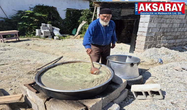 Kazanlar pekmez için kuruldu