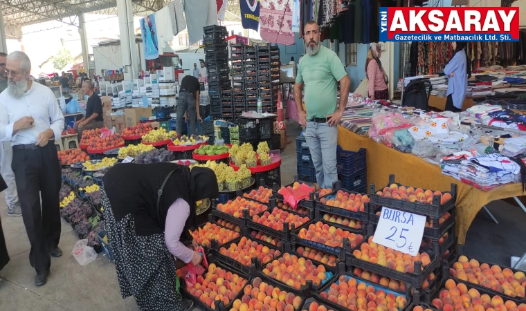 Pazar alanları geçim pazarı oldu