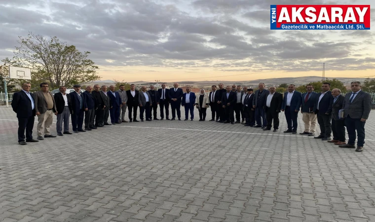 Ağaçören ilçesinde Köylere Hizmet Götürme Birliği toplantısı yapıldı