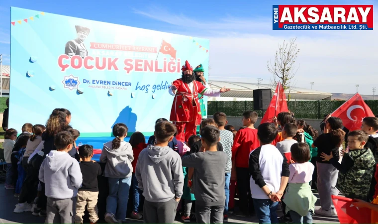 Çocuk Eğlence Merkezinde Cumhuriyet coşkusu yaşandı