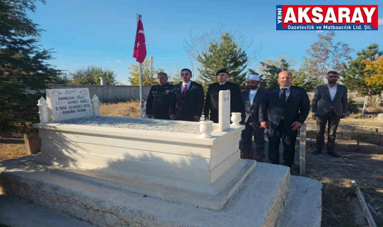 KAYMAKAM GÖREVE BAŞLADI Şehit kabirlerini ve ailelerini ziyaret etti