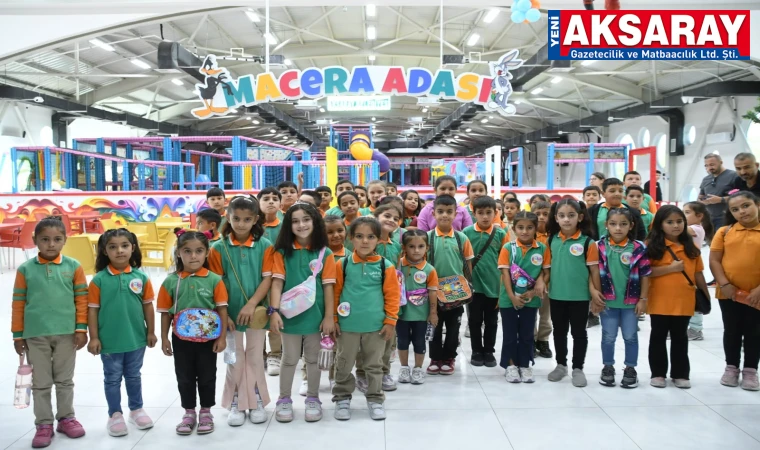 Minik öğrenciler Aksaray Belediyesi’nin misafiri oldu