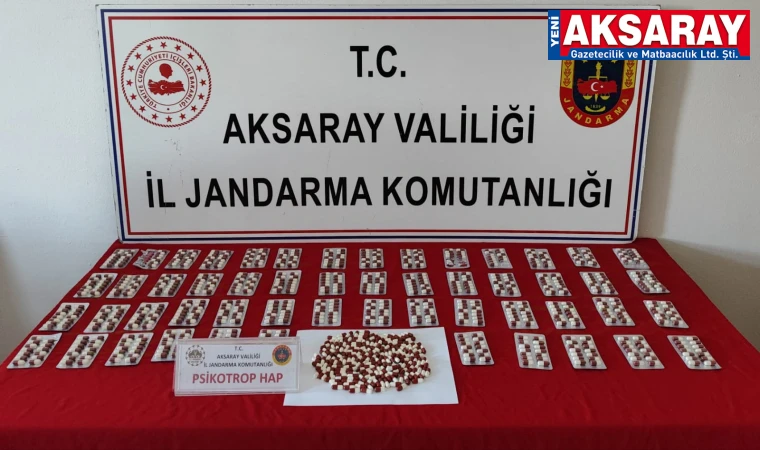 Uyuşturucu hap yakalandı                