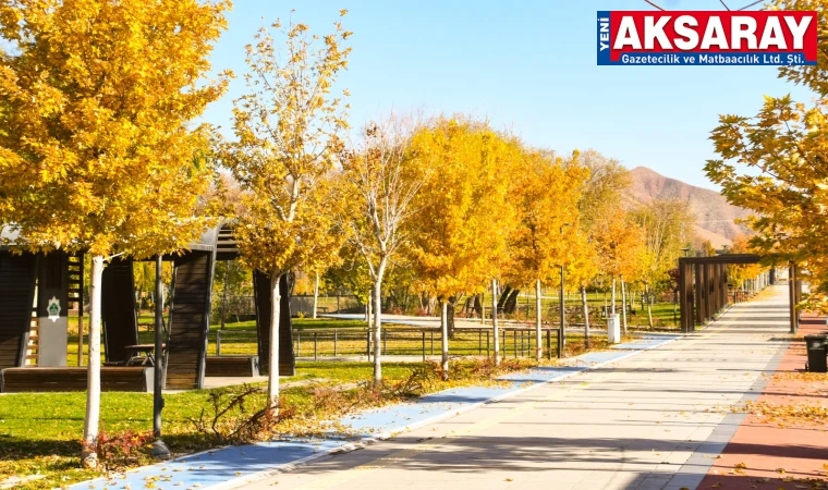 Park ve bahçelerde sonbahar güzelliği