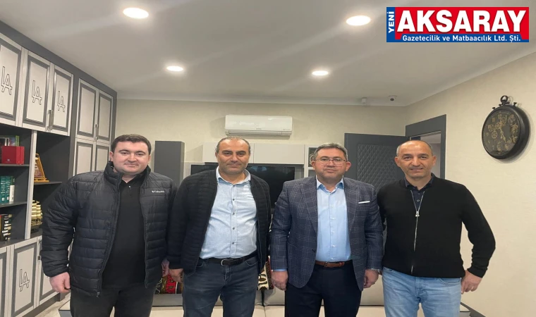 TFFHGD AKSARAY ŞUBESİNDEN İL GENEL MECLİS BAŞKANINA ZİYARET