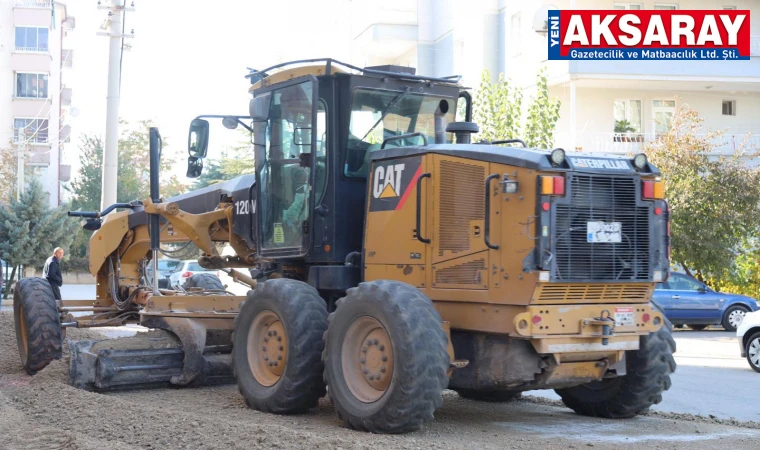 Yol çalışması Tacin mahallesinde