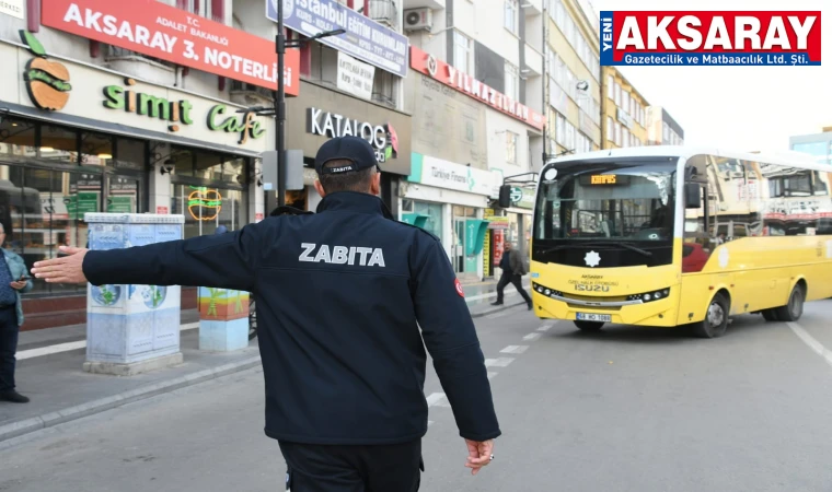 Zabıta halk otobüslerini denetledi